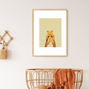 Light Dots Wenskaarten Postkaarten Mechelen Geboorte Simba Art Print