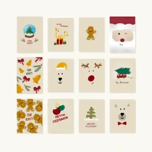 Wenskaarten Bundel Kerst 12 Diverse