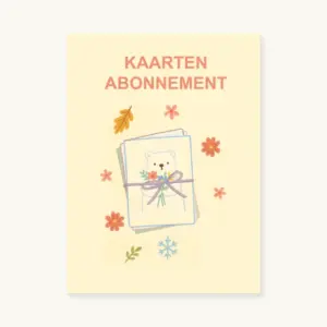 Kaartenabonnement (1 jaar)