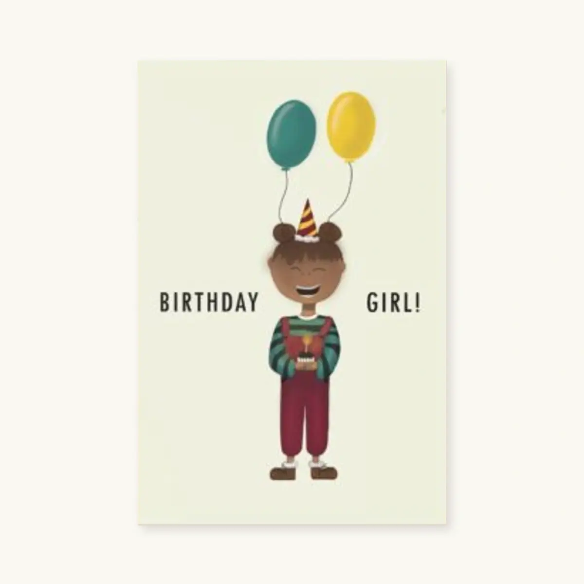 Birthday Girl Taartje en Ballonnen (1 - 15)