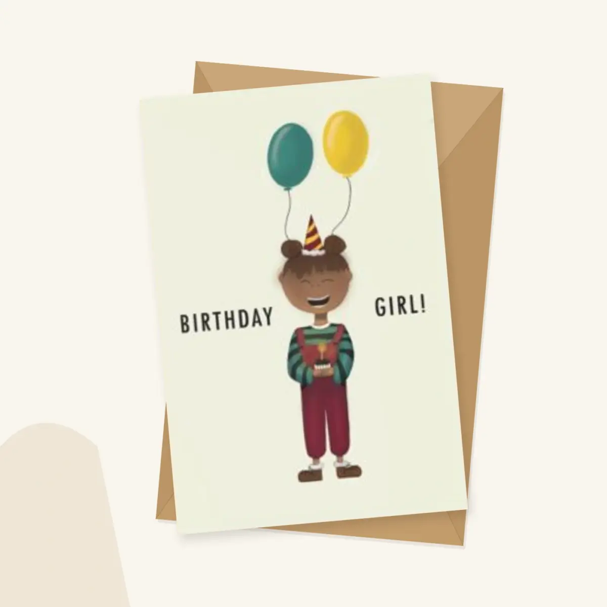 Birthday Girl Taartje en Ballonnen (1 - 15) - Afbeelding 3